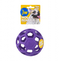 Bola Para Cães JW Pet Hol-ee Roller, Borracha Natural, Média, 11,5 Cm, Cores Variadas na Amazon