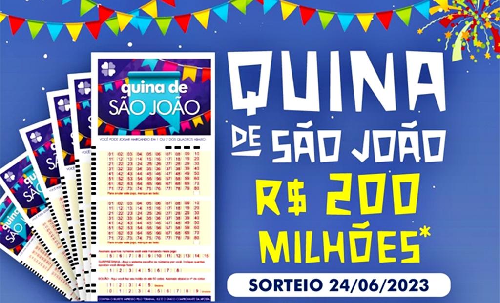 Bolão Quina São João com 3003 jogos – de R$50 por R$15 na Lottoland