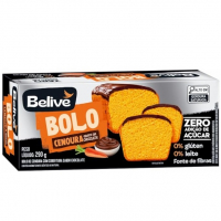 Bolo De Cenoura Com Cobertura De Chocolate Sem Glúten Sem Açúcar Sem Leite Belive 290g na Amazon