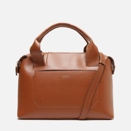 Bolsa Bowling Marrom Escura Arezzo Cassia Grande na ZZ Mall