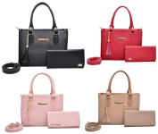 Bolsa Feminina Com Carteira Em Couro Ecologico na Amazon