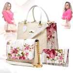 Bolsa Feminina Tote Lateral Transversal de Mão e Carteira KIT 3 PEÇAS na Shopee