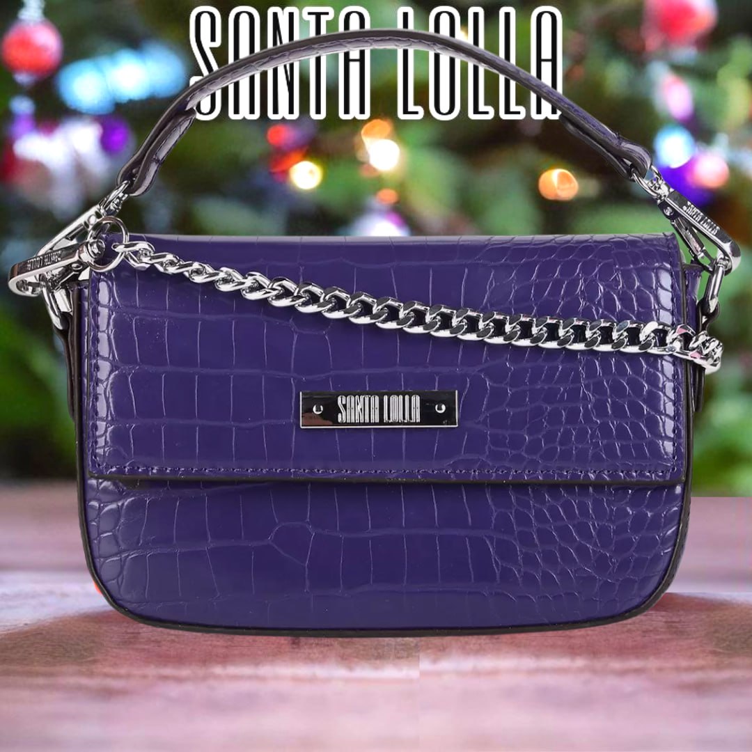 Bolsa Santa Lolla Croco Alça Transversal Feminina na Magazine Luiza