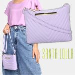 Bolsa Santa Lolla Matelassê Transversal Feminina na Magazine Luiza