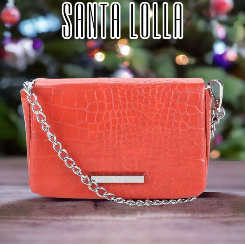 Bolsa Santa Lolla Mini Bag Croco Alça Corrente Feminina na Magazine Luiza