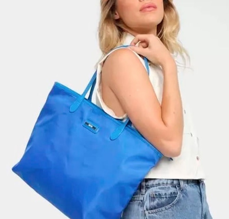 Bolsa Santa Lolla Shopper Alça Fina Nylon Feminina na Magazine Luiza