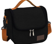 Bolsa Térmica Lancheira Para Marmita Trabalho Academia Escola e Passeios Lancheira Escolar Com Alça (Preto) na Amazon