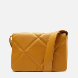 Bolsa Tiracolo Amarela Arezzo Mostarda Média na ZZ Mall