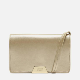 Bolsa Tiracolo Metalizada Bronze Cissa Pequena - Arezzo na ZZ Mall