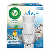 Bom Ar Difusor Elétrico Lirio Branco E Algodão Aparelho + Refil 16ml na Amazon