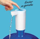 Bomba Elétrica Slim Para Galão de Água, recarregável USB, Branca, BMB0662, Euro Home na Amazon