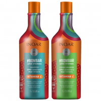 #Bombar Crescimento Capilar Kit Shampoo E Condicionador 2x1L, Inoar na Amazon