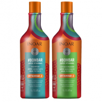 #Bombar Crescimento Capilar Kit Shampoo E Condicionador 2x1L, Inoar na Amazon