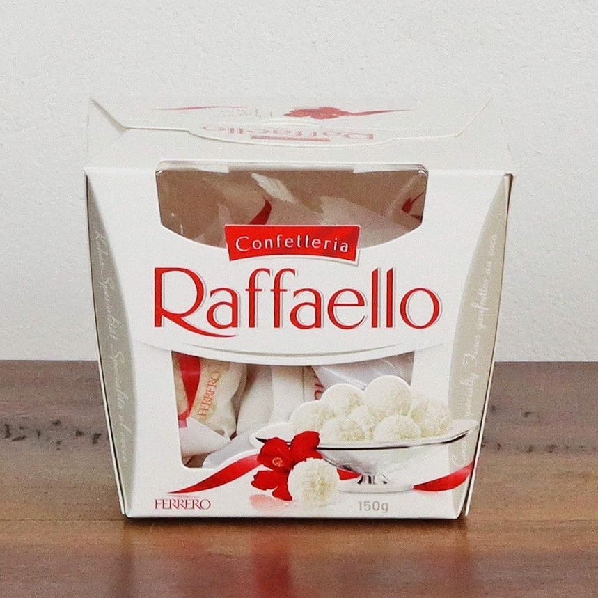 Bombom Confetteria Wafer Raffaello Amêndoa e – Coberto com Coco Cremoso 150g 15 Unidades na Magazine Luiza