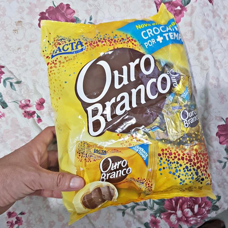 Bombom Lacta Ouro Branco 1kg na Amazon
