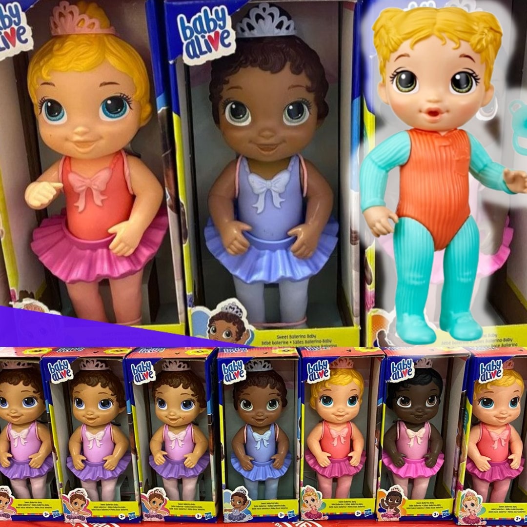 Boneca Baby Alive Doce Bailarina Loira, Morena, Negra 26,5 Cm, Com Acessórios De Balé ou Soninho – Sortido na Americanas