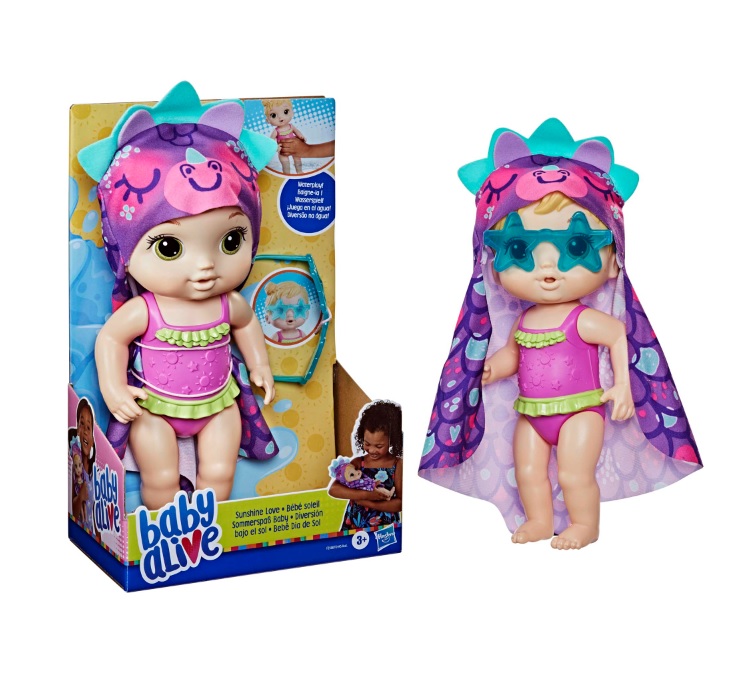 Boneca Baby Alive Hasbro Dia de Sol – Loira F2568 na Ponto