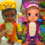 Boneca Baby Alive que Bebe e Faz Xixi – Rainbow Wildcats (Exclusivo da Amazon) – Hasbro ( 2 opções ) na Amazon