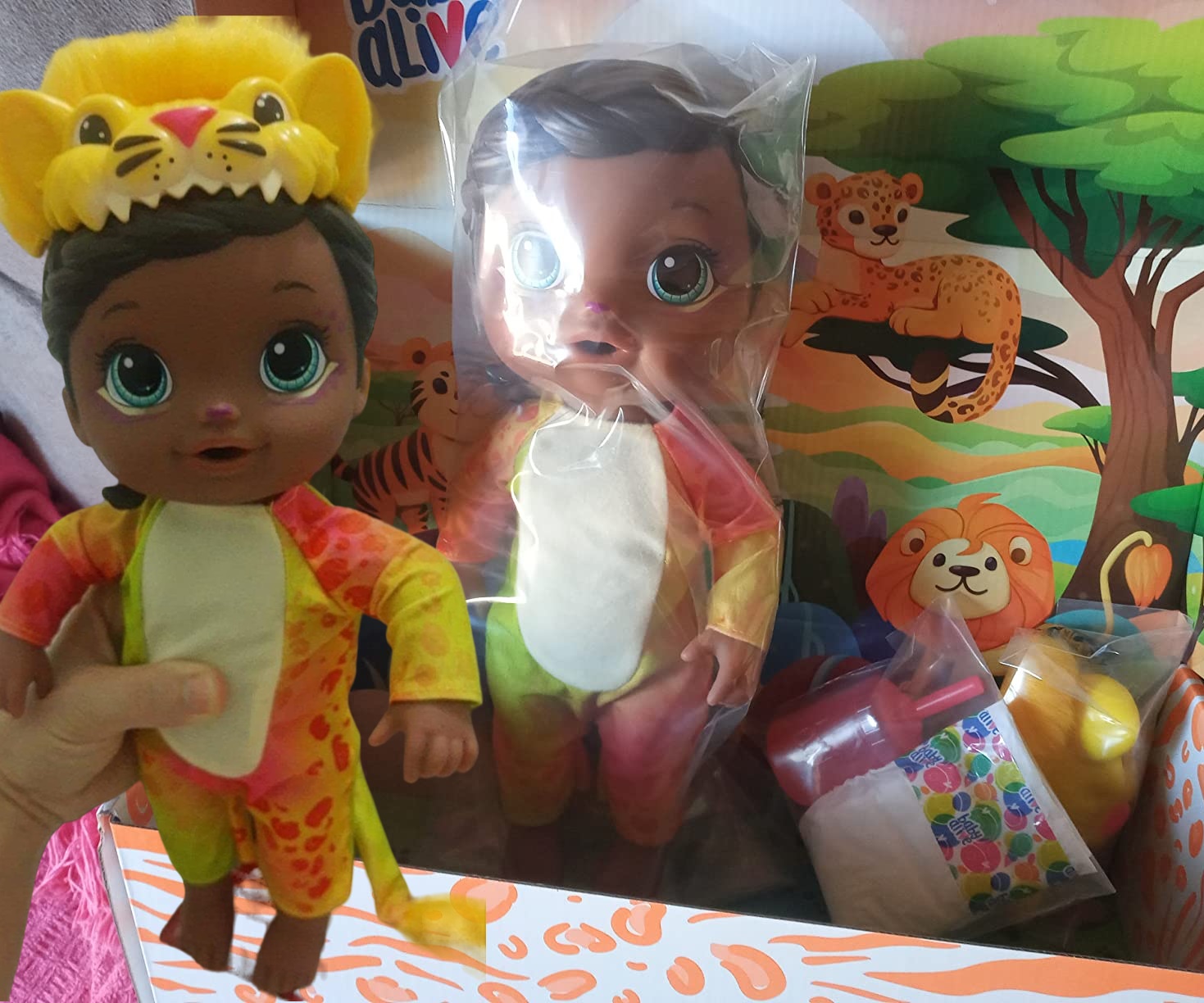 Boneca Baby Alive que Bebe e Faz Xixi – Rainbow Wildcats Leoa (Exclusivo da Amazon) – F1230 – Hasbro na Amazon