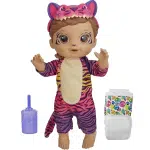 Boneca Baby Alive que Bebe e Faz Xixi – Rainbow Wildcats Tigre – Hasbro na Amazon