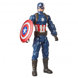 Boneco Articulado Marvel Avengers Titan Hero: Capitão América - Hasbro na Ri Happy