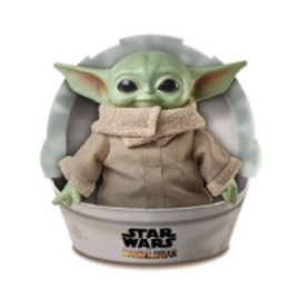 Boneco de Pelúcia Star Wars Baby Yoda 28cm GWD85 - Mattel na Ri Happy