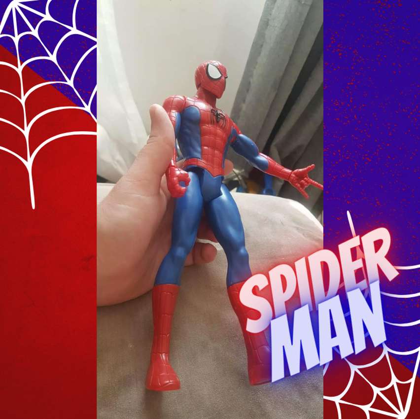 Boneco Marvel Spider-Man Titan Hero Series, Figura de 30 cm – Homem Aranha – E7333 – Hasbro, Vermelho, azul e branco na Amazon