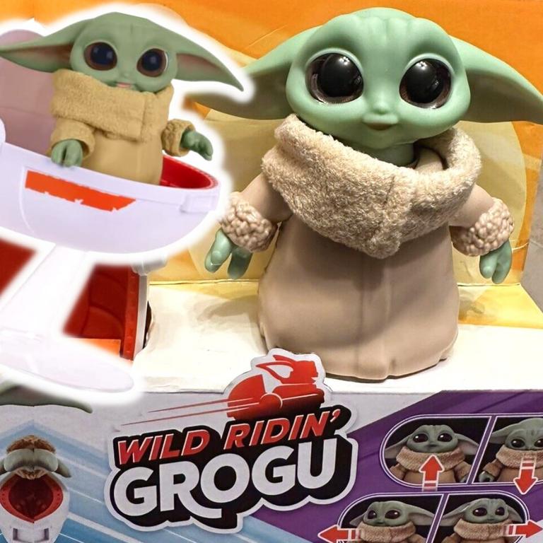 Boneco Star Wars The Child, Figura 12 cm com Sons e Movimentos Wild Ridin’ Grogu – F3954 – Hasbro na Amazon