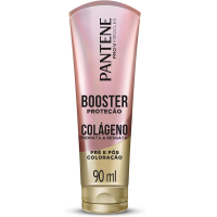 Booster Proteção Pantene Colágeno Hidrata & Resgata Pré E Pós Coloração 90ml, Rosa na Amazon