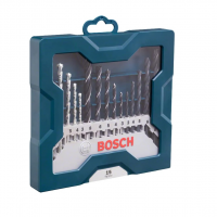 Bosch Jogo Brocas Alvenaria/metal/Madeira Mini X-line 15 Peças na Amazon