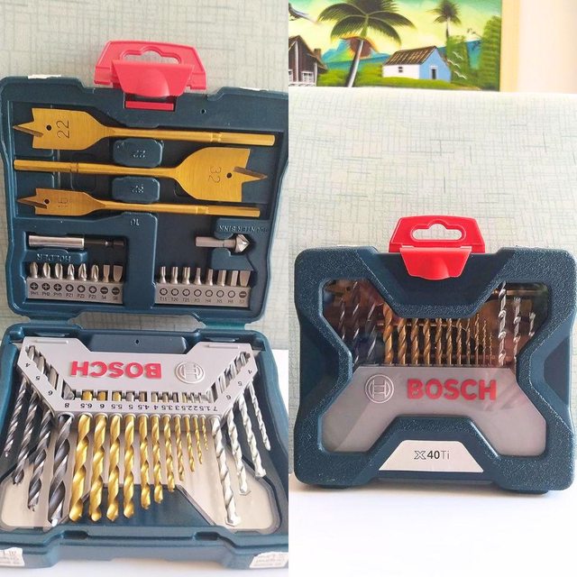 Bosch Kit De Pontas E Brocas Em Titânio X-Line Com 40 Peças na Amazon
