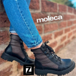 Bota Coturno Moleca Cano Médio Feminina na Magazine Luiza