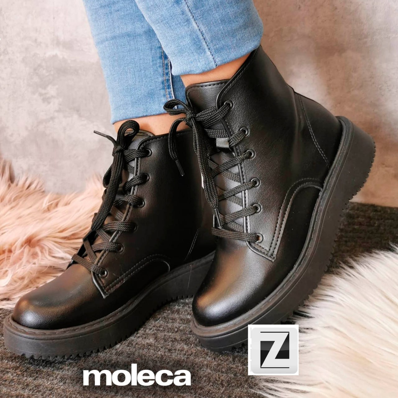 Bota Coturno Moleca Tratorada Feminina na Zattini