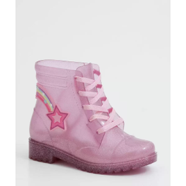 Bota Infantil Coturno Brilho Estrela Marisa na Marisa