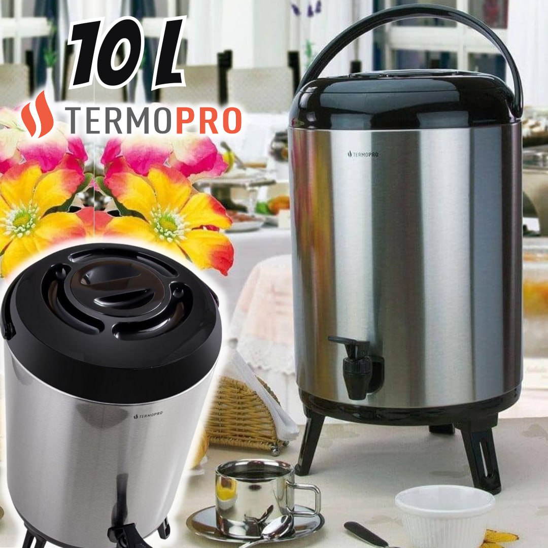 Botijão Térmico Aço Inox 10 L Termopro na Amazon