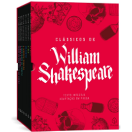 Box de Livros Clássicos de William Shakespeare com 7 marcadores na Shopee