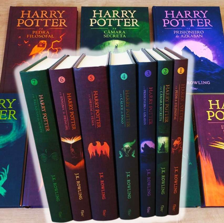 Box Harry Potter Premium Verde – 7 Livros Em Capa Dura: 7 Marcadores – Exclusivo – 1ª Ed. na Submarino