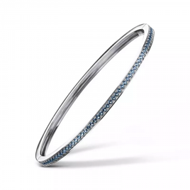 Bracelete Life Glam Prata Azul na Vivara
