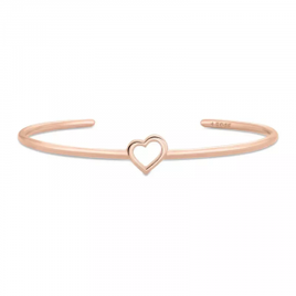 Bracelete Life Love II Coração com Banho Ouro Rosé na Vivara
