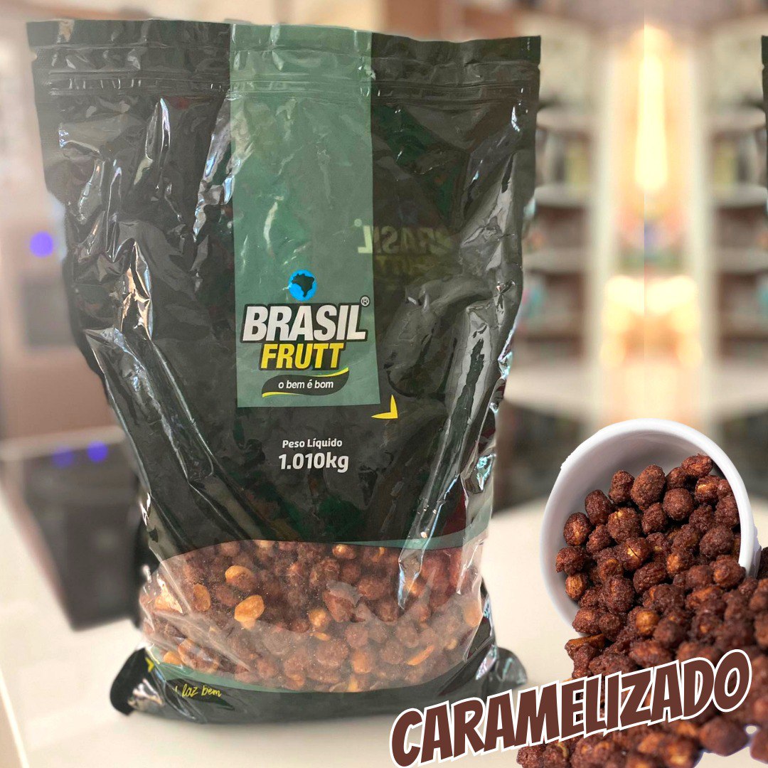 Brasil Frutt Amendoim Caramelizado 1.010kg na Amazon