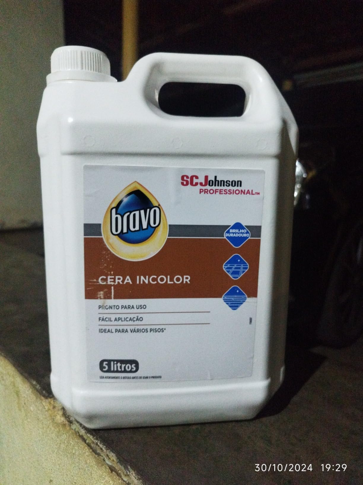 Bravo Professional Cera Classic Incolor 5L na Amazon