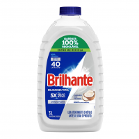 Brilhante Delicadeza Total Lava-Roupas Líquido Roupas Brancas E Coloridas Com Óleo De Coco Natural Galão 3L na Amazon