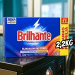 Brilhante Limpeza Total – Sabão em Pó, 2,2kg na Amazon