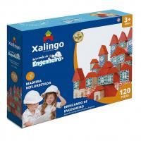 Brincando De Engenheiro 120 Peças Xalingo, Multicor na Amazon