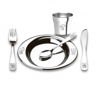 Brinox - Conjunto Infantil 5 Peças Friends Club - Aço Inox na Amazon