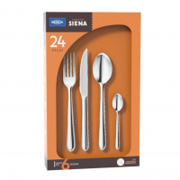 Brinox - Faqueiro Siena 24 Peças - Aço Inox na Amazon