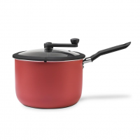 Brinox - Pipoqueira Antiaderente Com Tampa De Vidro 4,2L - Cereja na Amazon