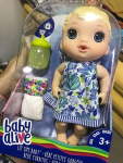 Brinquedo Boneca Baby Alive Hora do Xixi Loira – Com Roupinha removível e acessórios – E0385 – Hasbro na Amazon