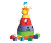 Brinquedo Educativo Girafa Didática com Blocos Merco Toys, cores sortidas, 1 unidade na Amazon