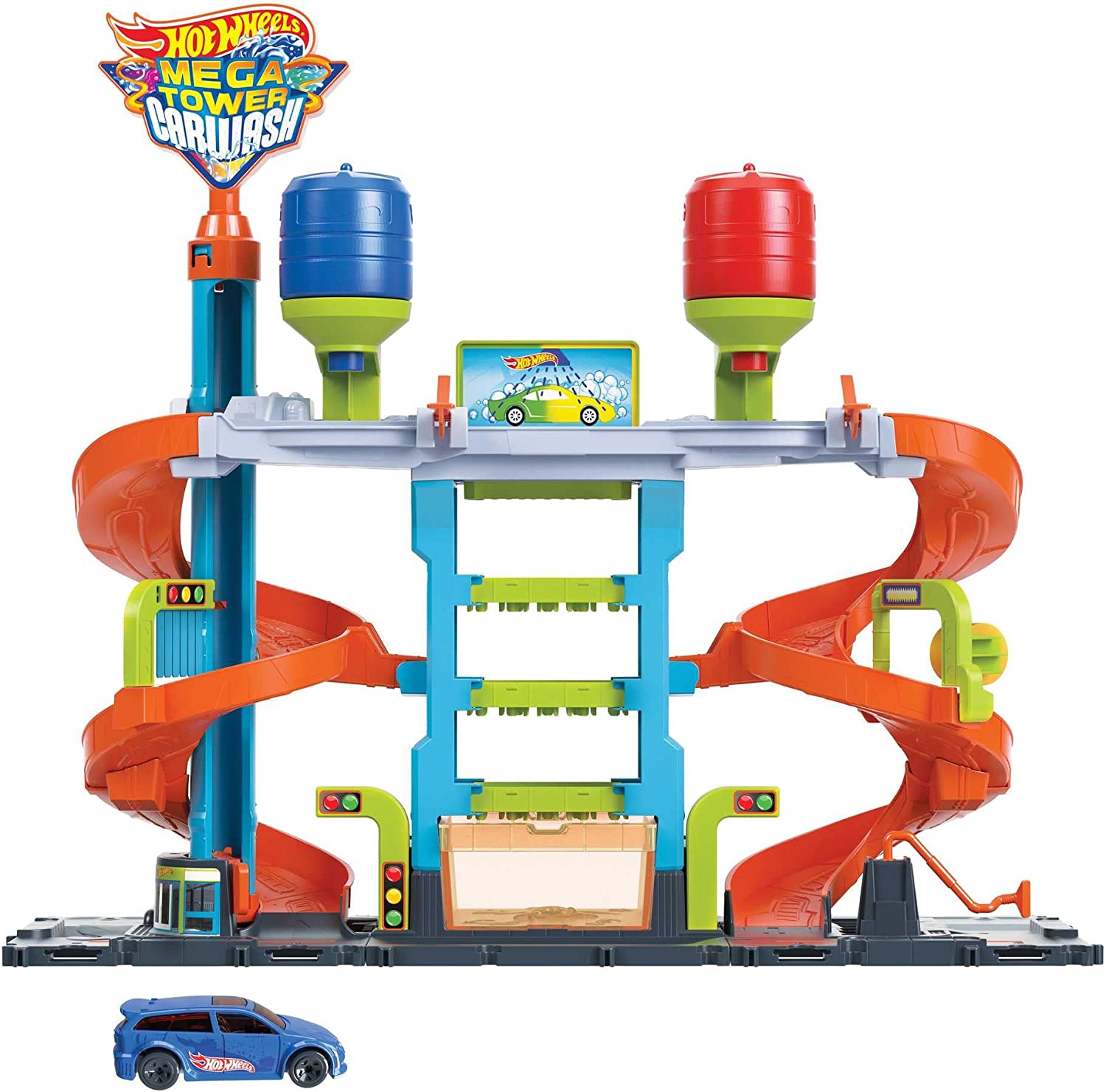 Brinquedo Hot Wheels City Playset Lava rápido Mega Torre HDP05 – Mattel na Amazon